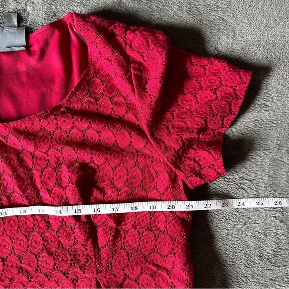 Rabbit Rabbit Rabbit‎ Dress Size 18 Red Short Sleeves Fit And Flair Women Dress - Picture 7 of 11